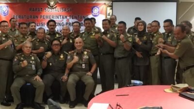 Rapat Satpol PP dan Sosialisasi Permendagri Tindak Lanjutnya, Usai.