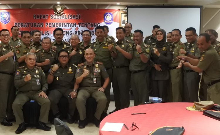 Rapat Satpol PP dan Sosialisasi Permendagri Tindak Lanjutnya, Usai.