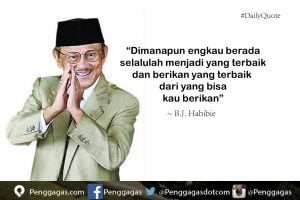 Selalu Bersyukur, Itu Kunci Sehat BJ Habibie