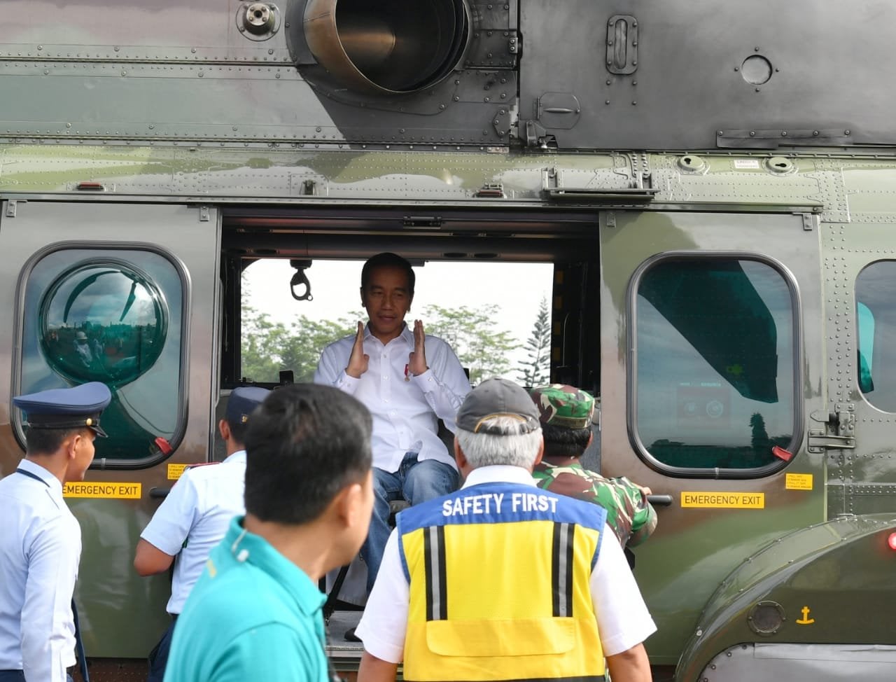 Presiden Jokowi Nge-Jins, Kunjungi Banten, Pastikan Penanganan Pascabencana Tsunami Berjalan Baik