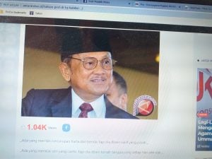 Puisi Habibie di AntaraNews.id Menjadi Viral.