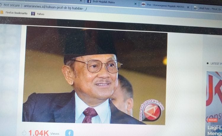 Puisi Habibie di AntaraNews.id Menjadi Viral 