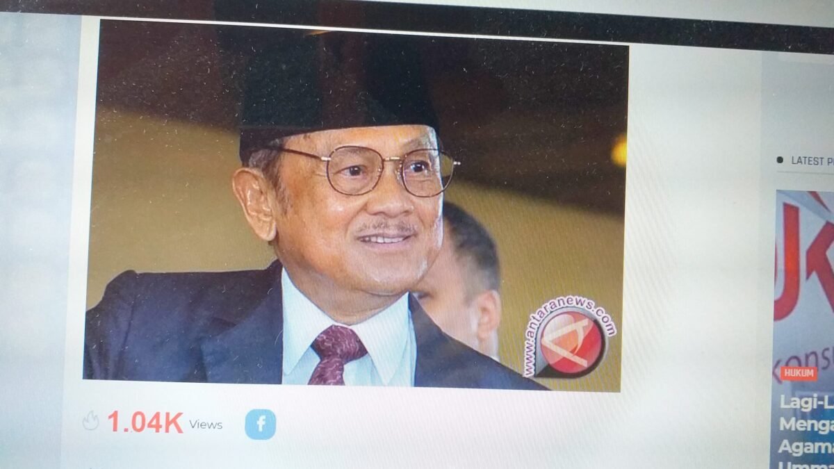Puisi Habibie di AntaraNews.id Menjadi Viral.