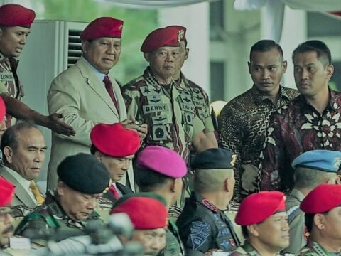 Jokowi & Jusuf Kalla Absen, Prabowo Hadiri Perayaan HUT ke-67 Kopassus