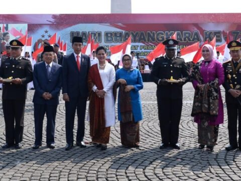 Presiden Jokowi: “Kondisi Yang Kondusif Juga Berkat Kerja Sama Yang Baik Antara Polri dengan TNI.”