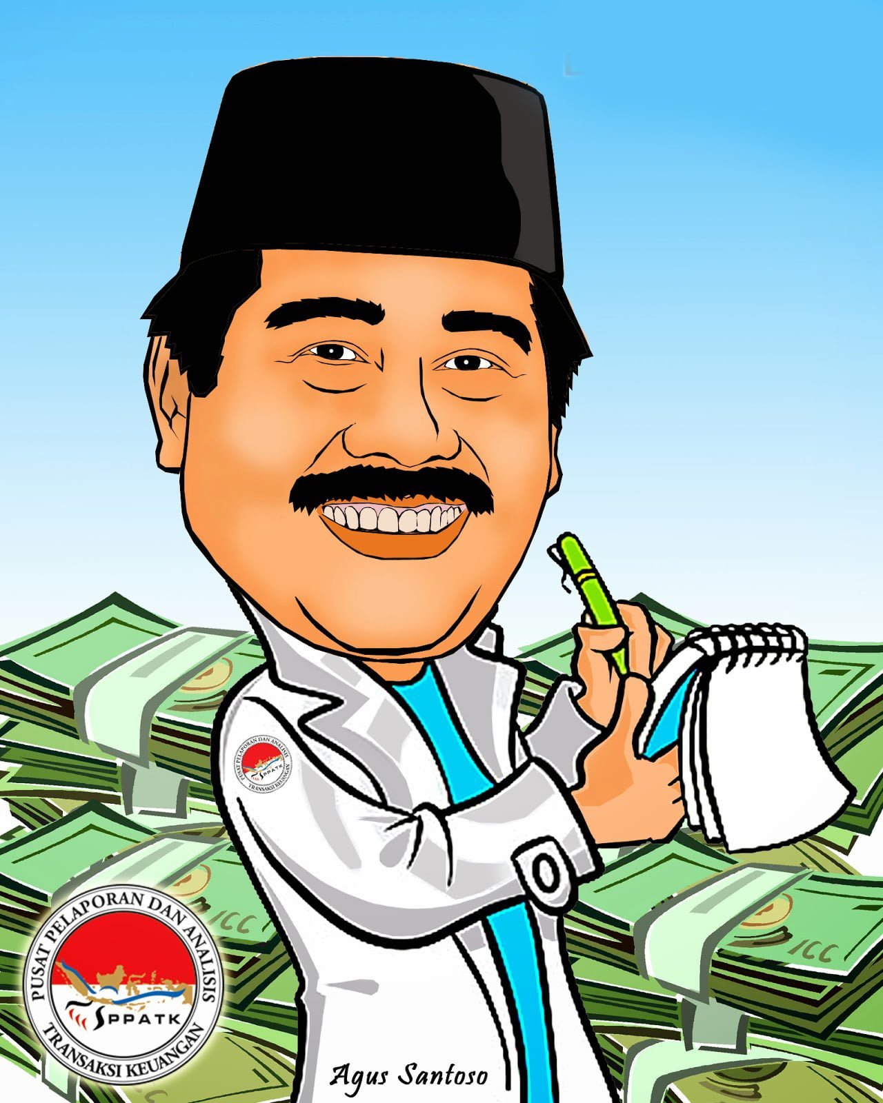 Wakil Ketua PPATK Agus Santoso