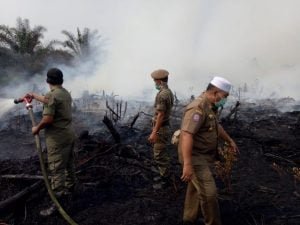 Pemadaman Manual Dilakukan, Alat Berat Masih Terkendala Di Beberapa Lokasi Kebakaran.
