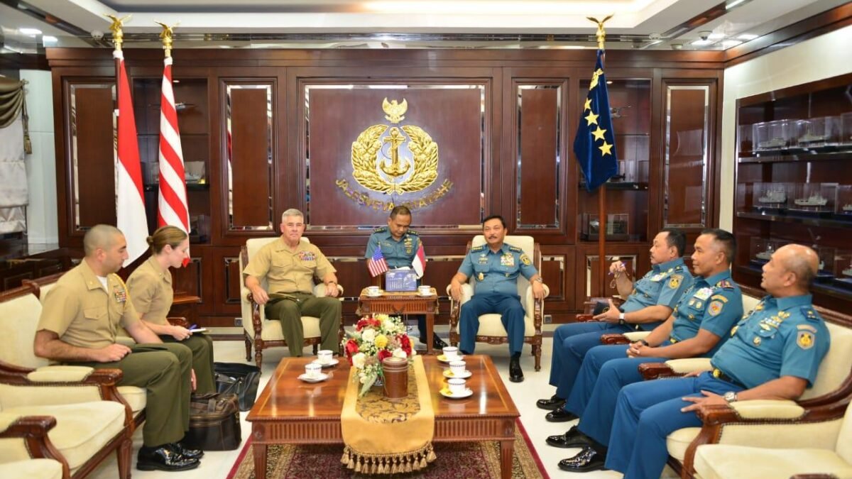 KSAL Terima Kunjungan Kehormatan US Marine