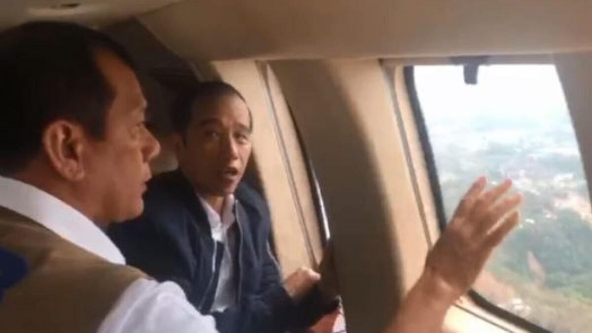 Di Atas Helikopter, Jokowi-Doni Bahas Vetiver