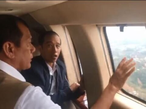 Di Atas Helikopter, Jokowi-Doni Bahas Vetiver