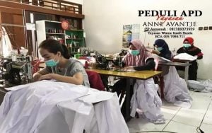 Disainer Kondang Setop Produksi Kebaya, Produksi Alat Pelindung Diri (APD) Untuk Sumbangkan Ke RS & Tim Medis