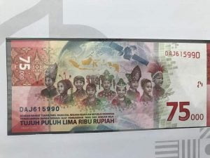 Uang 75 Tahun RI Hanya Untuk Satu Orang Satu KTP