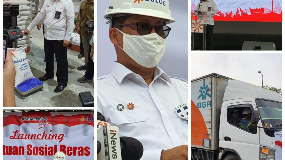 BULOG dan KEMENSOS Luncurkan Bansos Beras Ke 10 Juta Keluarga Indonesia BULOG dan KEMENSOS Luncurkan Bansos Beras Ke 10 Juta Keluarga Indonesia