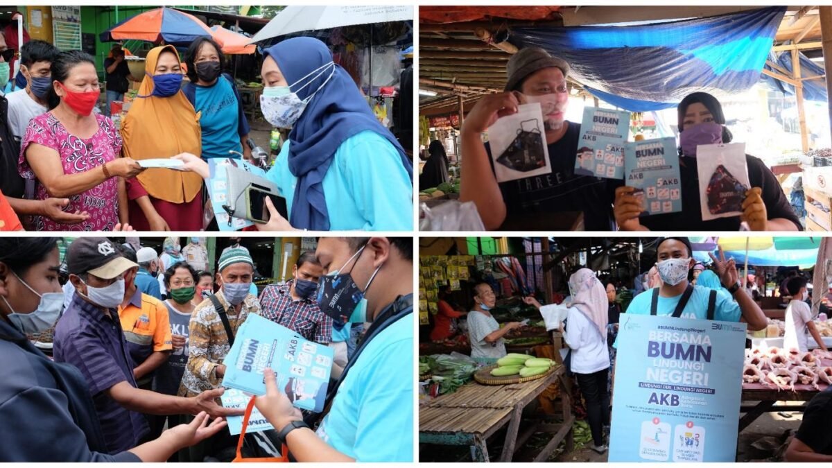 17 BUMN dan BULOG Salurkan Masker Gratis