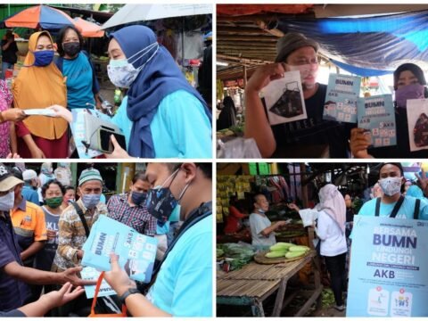 17 BUMN dan BULOG Salurkan Masker Gratis