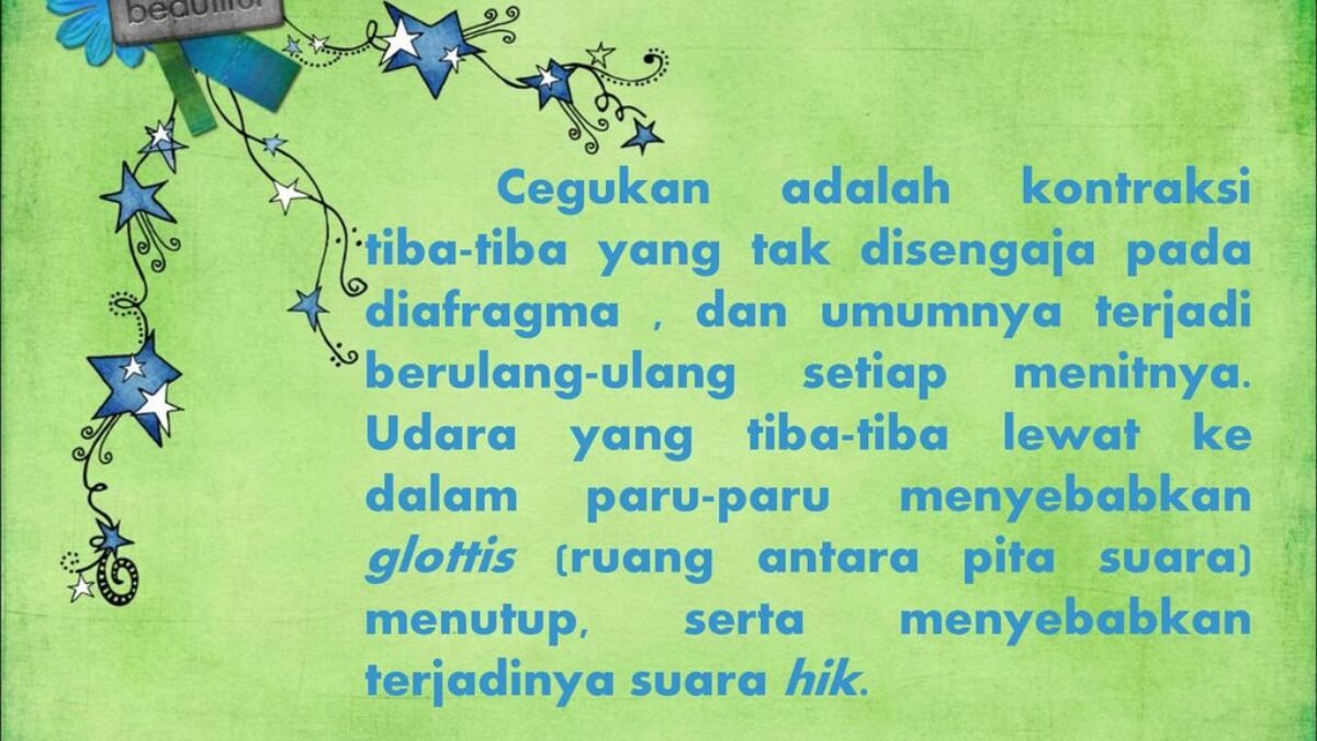 Bagaimana Menangani Cegukan?