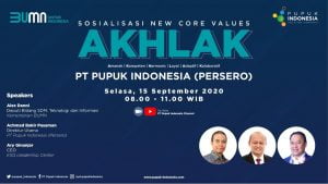 Pupuk Indonesia Grup Nyatakan Komitmen Jalankan Nilai AKHLAK