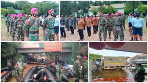 TNI AL Terjunkan 91 Personel & Peralatan SAR di Kalimantan Selatan