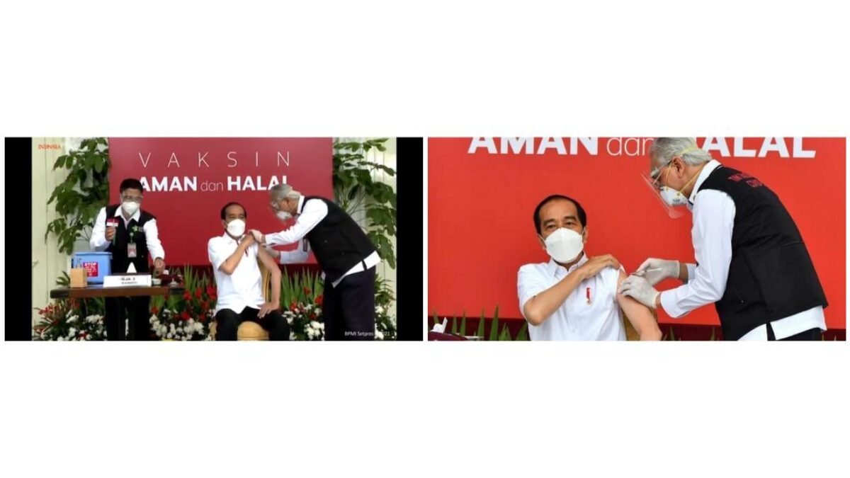 Vaksinator Penyuntik Jokowi Sempat Gemetar Vaksinator Penyuntik Jokowi Sempat Gemetar