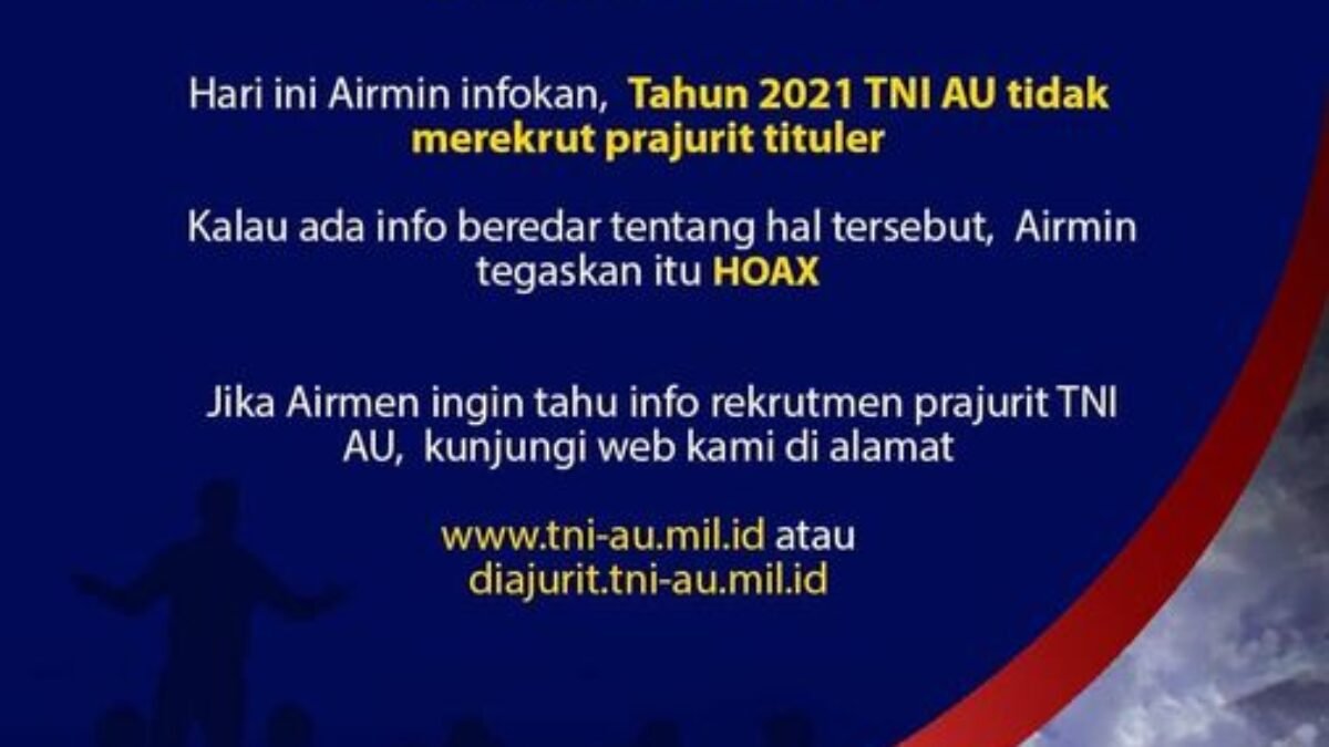 Rekrutmen Perwira dan Bintara TNI AU?