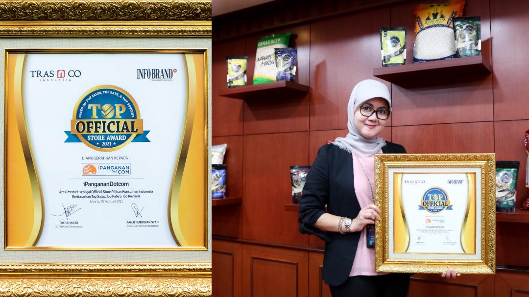 E-Commerce BULOG Raih Top Official Store Award 2021