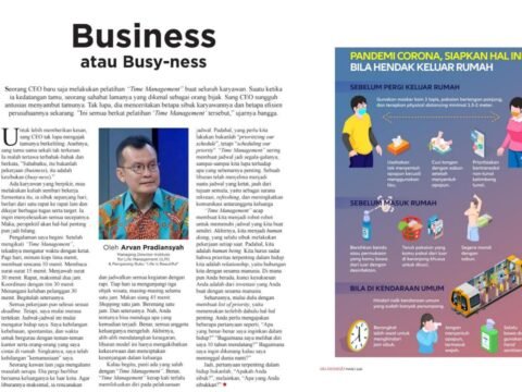 Business atau Busy-ness?
