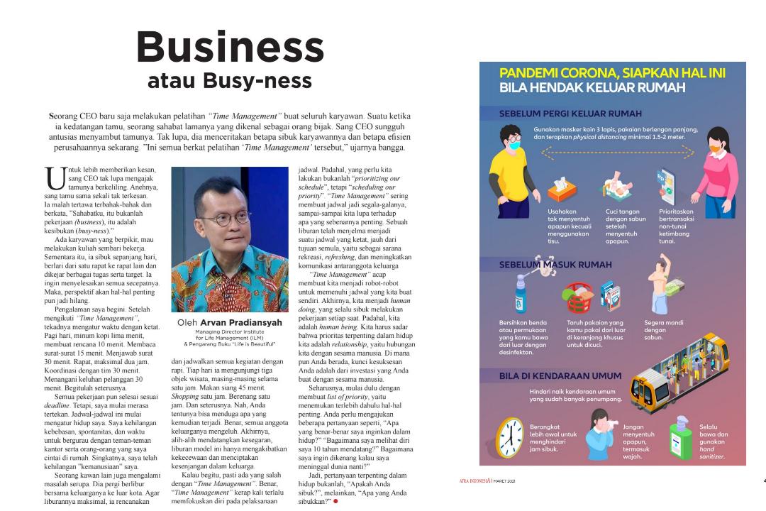 Business atau Busy-ness?