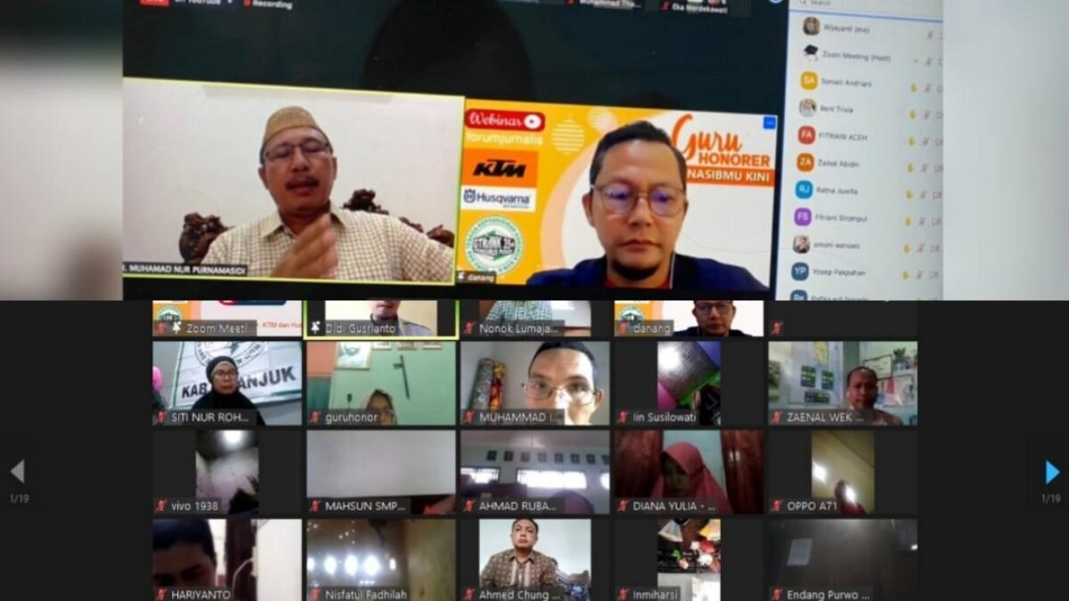 Webinar Nasional: Guru Honorer Nasibmu Kini