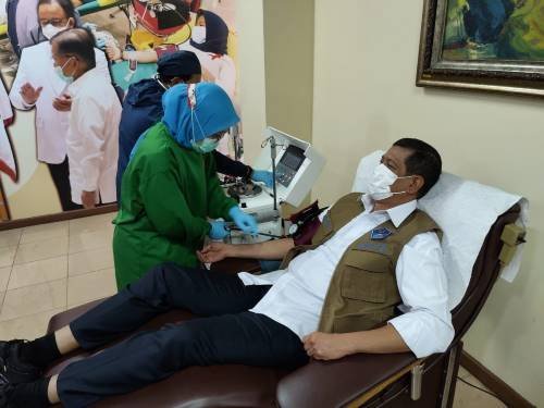 Wujud Syukur, Doni Donorkan Plasma Konvalesen