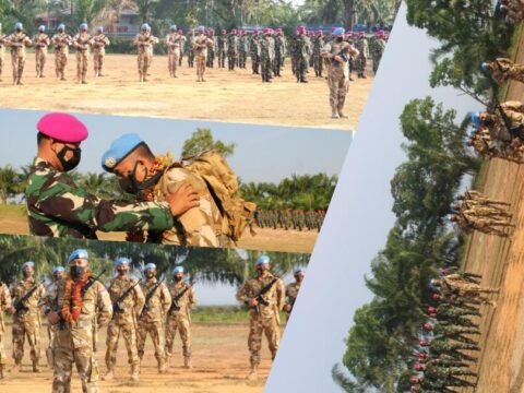 Upacara Penutupan Satgas TNI Kontingen Garuda UNIFIL
