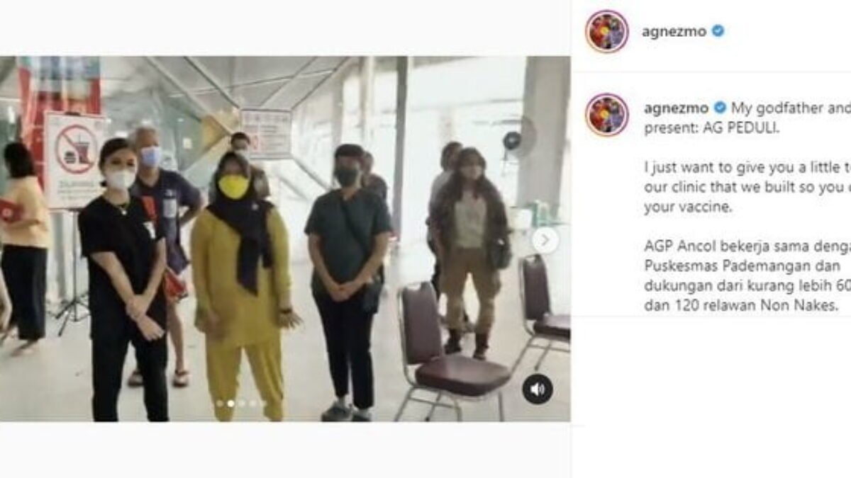Vaksin Gratis Dari Agnes Monica Muljoto Vaksin Gratis Dari Agnes Monica Muljoto