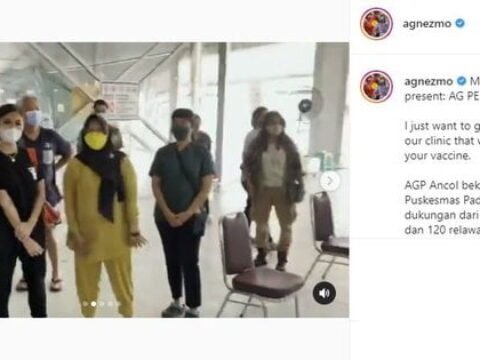 Vaksin Gratis Dari Agnes Monica Muljoto