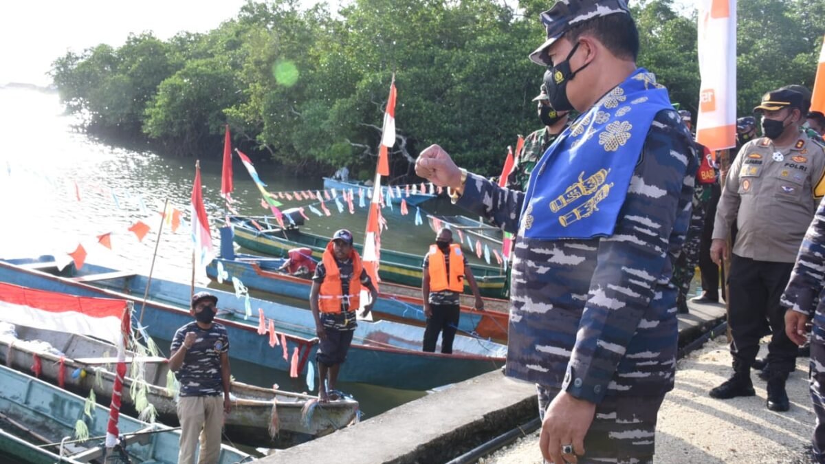 Kasal Resmikan Dian Darat Maluku Tenggara Jadi Kampung Bahari Nusantara
