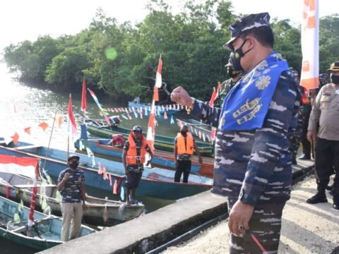 Kasal Resmikan Dian Darat Maluku Tenggara Jadi Kampung Bahari Nusantara