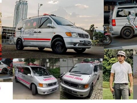 Presenter Ananda Omesh Ubah Mobil Pribadi Jadi Mobil Darurat Covid