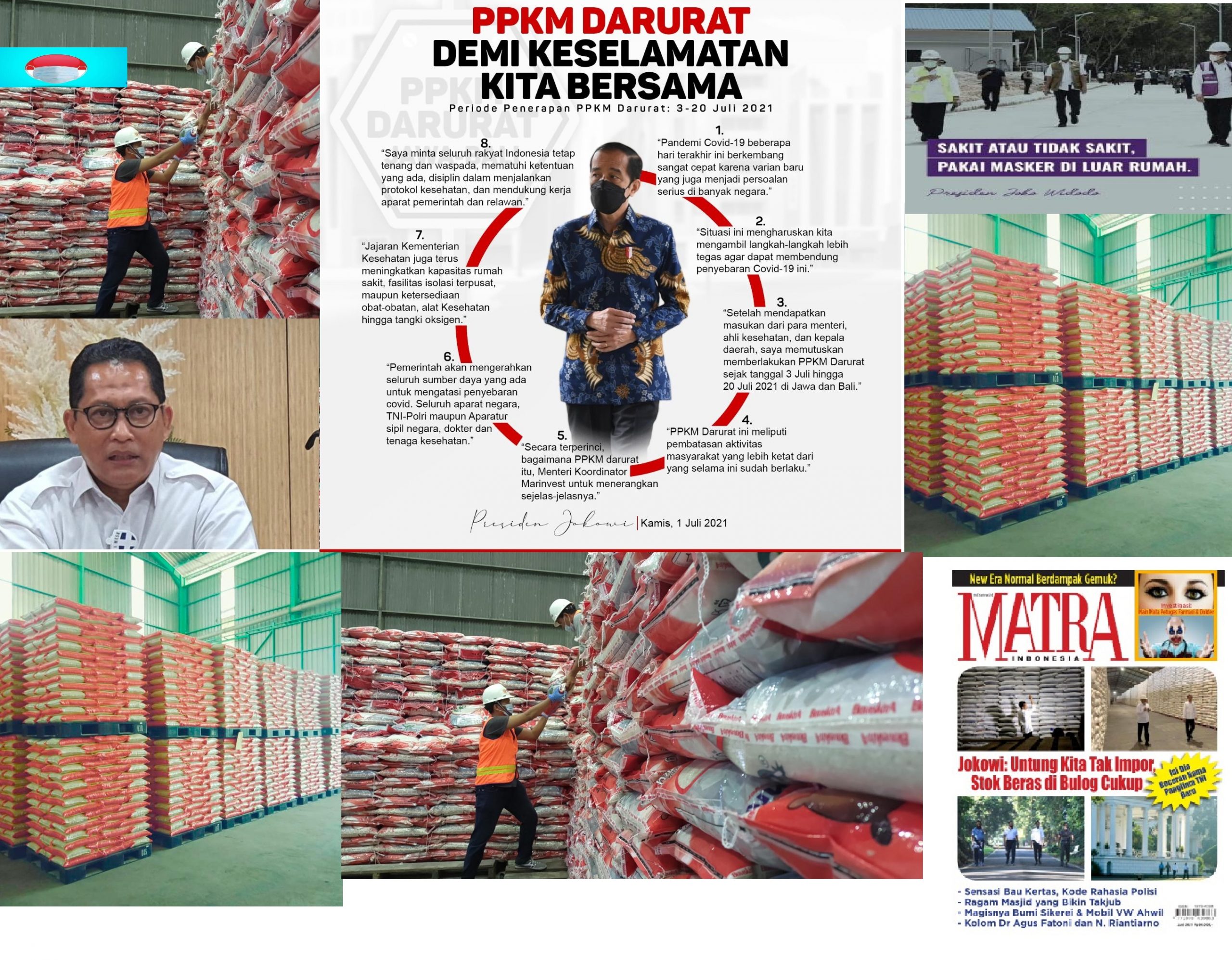 Bantuan Beras PPKM Siap Distribusikan, BULOG Tunggu Data