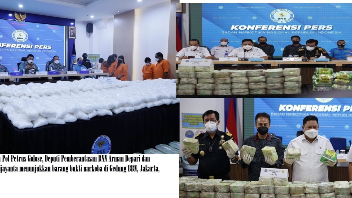Kado HUT ke-76 RI, BNN Gagalkan Penyelundupan Sabu 324,3 Kg Sabu