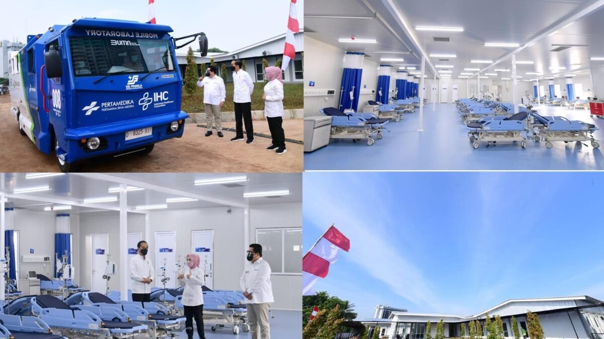 RS Khusus Pasien Covid-19 Diresmikan Jokowi RS Khusus Pasien Covid-19 Diresmikan Jokowi
