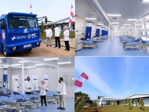 RS Khusus Pasien Covid-19 Diresmikan Jokowi