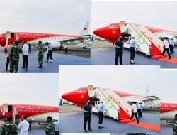 Pesawat Kepresidenan Sudah Berwarna Merah Putih, Keren
