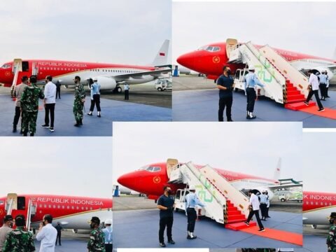 Pesawat Kepresidenan Sudah Berwarna Merah Putih, Keren Pesawat Kepresidenan Sudah Berwarna Merah Putih, Keren