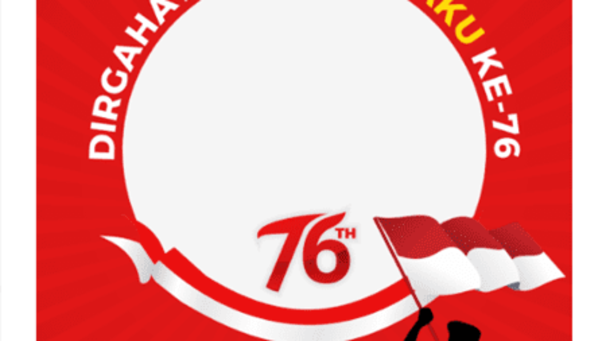 Twibbon HUT ke-76 RI Twibbon HUT ke-76 RI