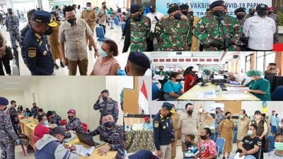 Mendagri Prof Muhammad Tito Karnavian Apresiasi Gebyar Vaksin IPDN dan TNI AL di Papua