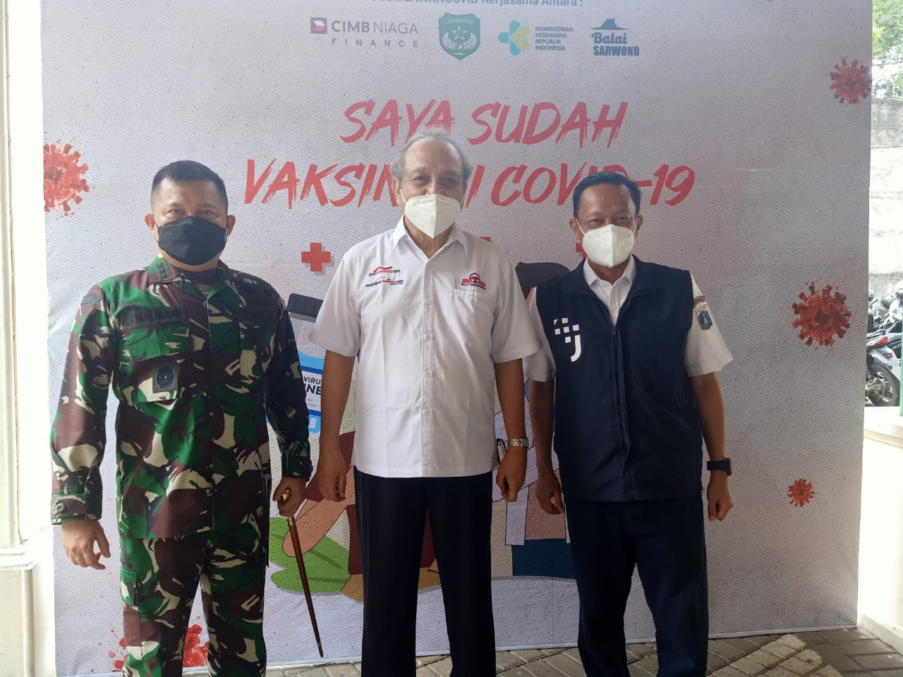 Serbuan Vaksin Gratis ke Masyarakat Ada di Balai Sarwono, Cilandak Hari ini