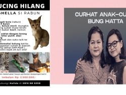 Putri Proklamator Mohammad Hatta Kehilangan Kucing, Trending di Portalnya Anak Muda