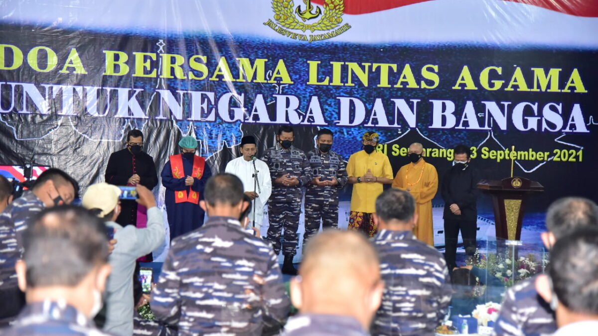 TNI AL Gelar Doa Lintas Agama Untuk Bangsa dan Negara