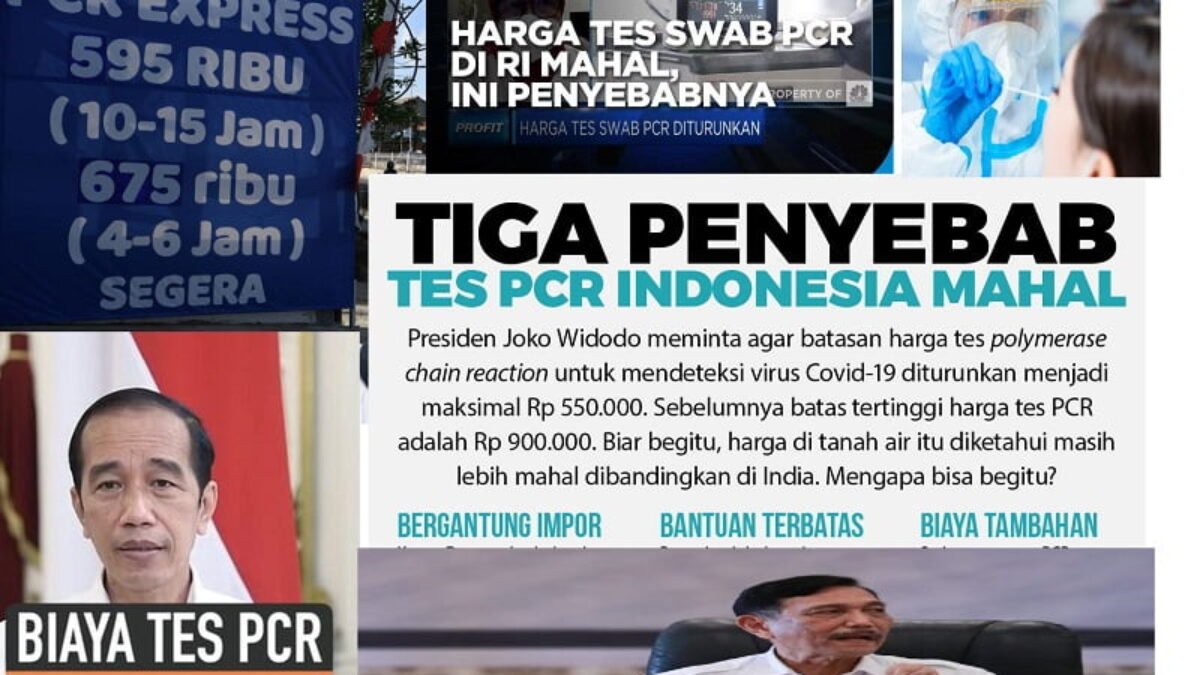 Mafia PCR Diancam LBP, Tes PCR Harus Turun Jadi Rp 300 Ribu Mafia PCR Diancam LBP, Tes PCR Harus Turun Jadi Rp 300 Ribu