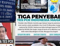 Mafia PCR Diancam LBP, Tes PCR Harus Turun Jadi Rp 300 Ribu