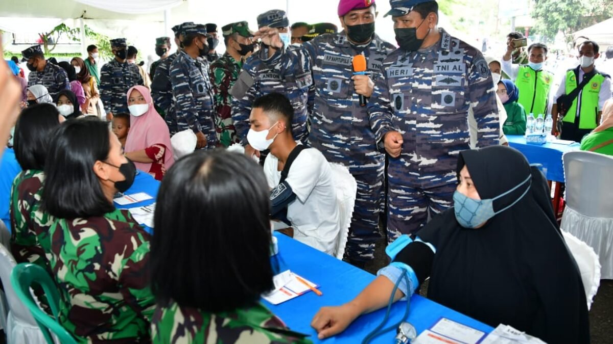 TNI AL Kebut Vaksinasi Warga Bogor, Targetkan 140.000