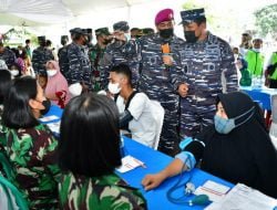 TNI AL Kebut Vaksinasi Warga Bogor, Targetkan 140.000